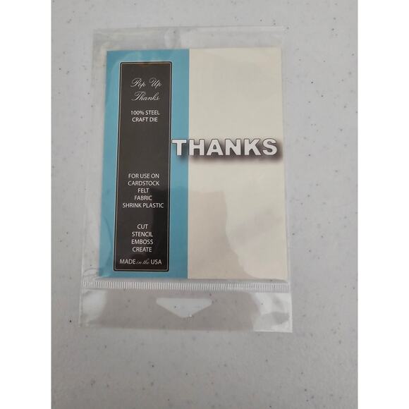 Memory Box Pop Up Thanks Steel Craft Die Style 98241 - Picture 1 of 2